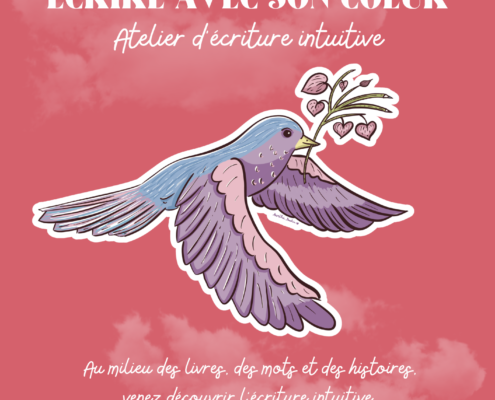 Affiche atelier écriture intuitive brest